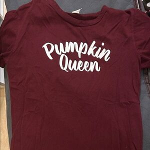 Pumpkin Queen Maroon T-Shirt